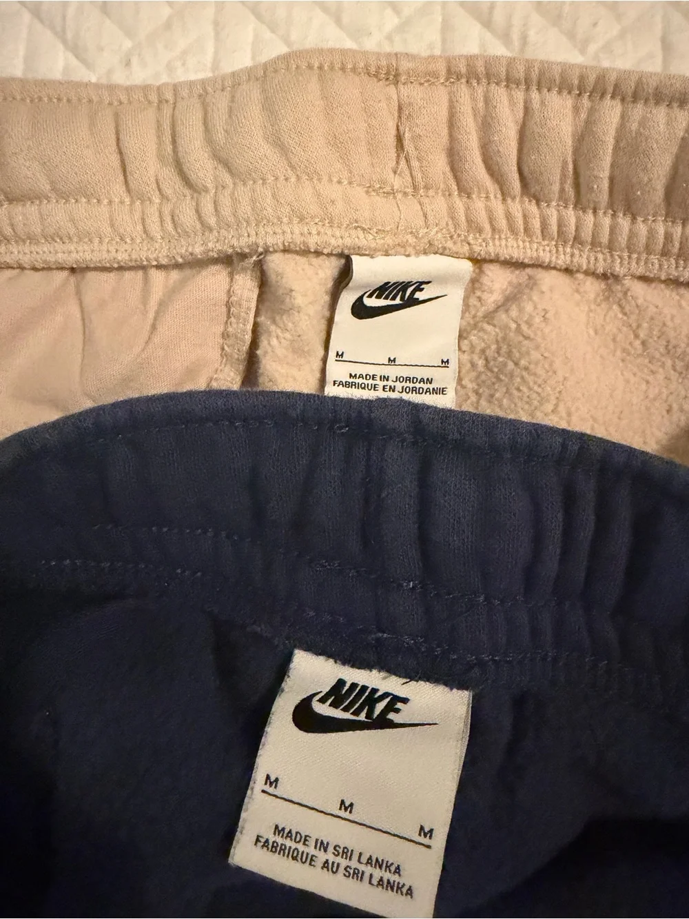 Nike Kids Joggers - Navy & Tan